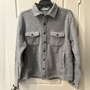 Peter Millar Gray button down sweater